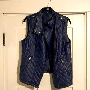 Navy vest